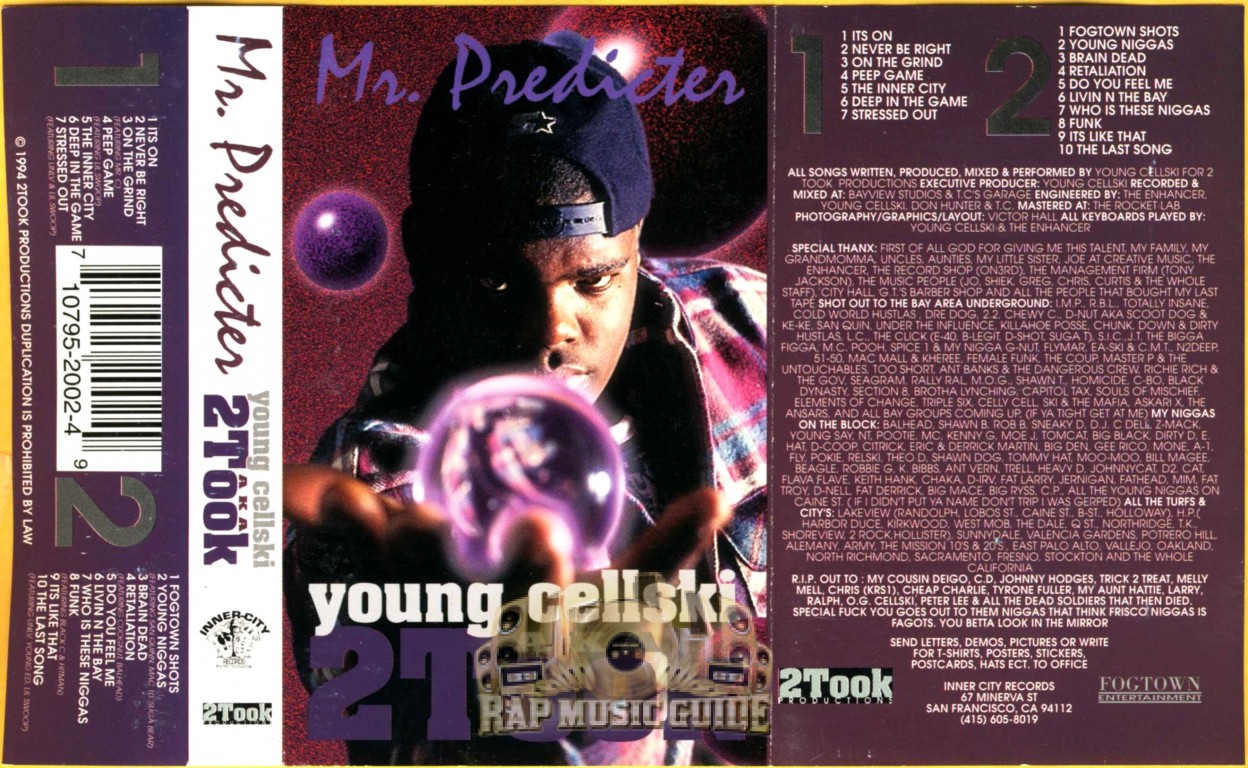 Young Cellski - Mr. Predicter: 1st Press. Cassette Tape | Rap